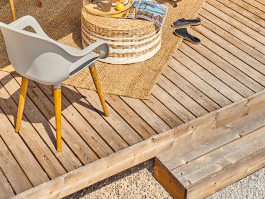 Lodge 4 personnes - Mini WOOD 21m² 2 chambres sans sanitaire / terrasse couverte 1