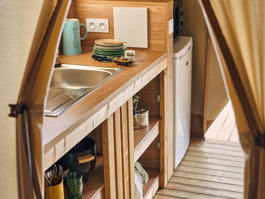 Lodge 4 personnes - Mini WOOD 21m² 2 chambres sans sanitaire / terrasse couverte 2