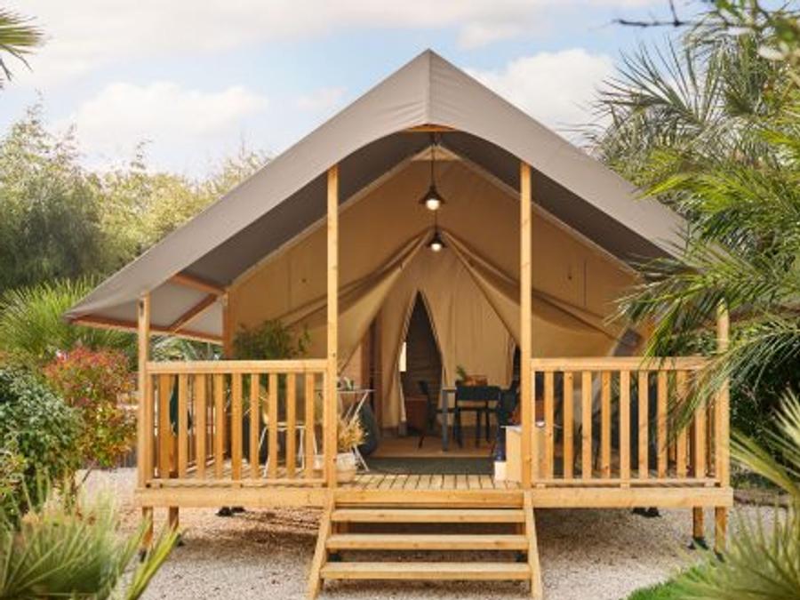 Lodge 4 personnes - Mini WOOD 21m² 2 chambres sans sanitaire / terrasse couverte 0