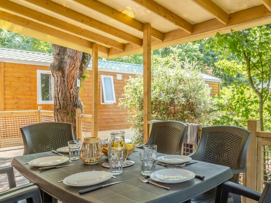 Mobilhome 8 personnes - Cottage Confort 4 chambres 2 salles de bains 6