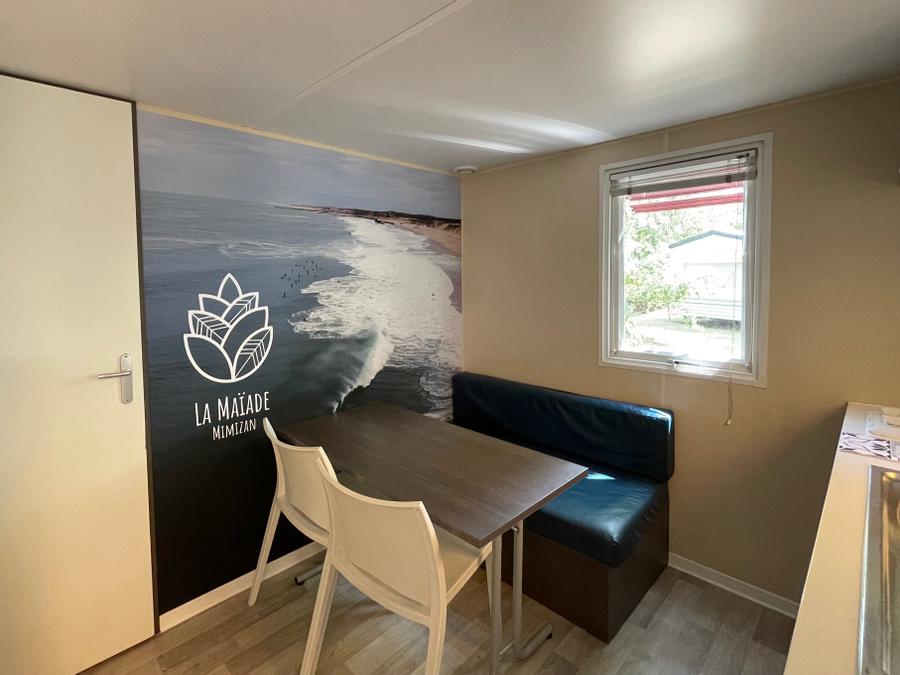 Mobilhome 4 personnes - Surfeur - 20m² - 2 chambres - terrasse couverte 6