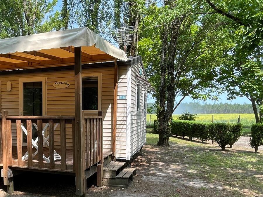 Mobilhome 4 personnes - Surfeur - 20m² - 2 chambres - terrasse couverte 1
