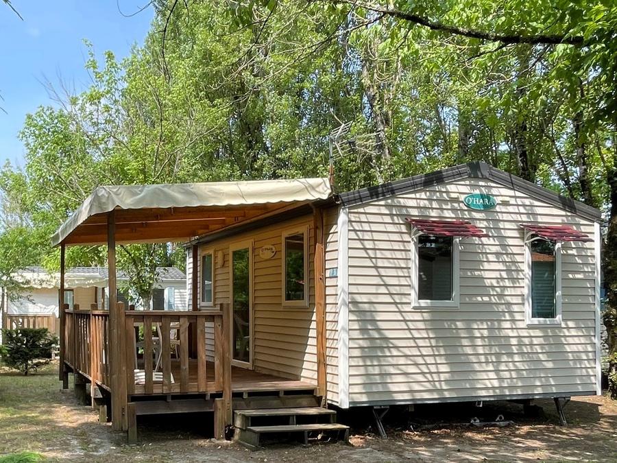 Mobilhome 4 personnes - Surfeur - 20m² - 2 chambres - terrasse couverte 0