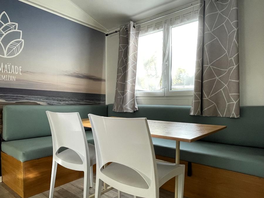 Mobilhome 4 personnes - Family - 25m² - 2 chambres - terrasse couverte 1