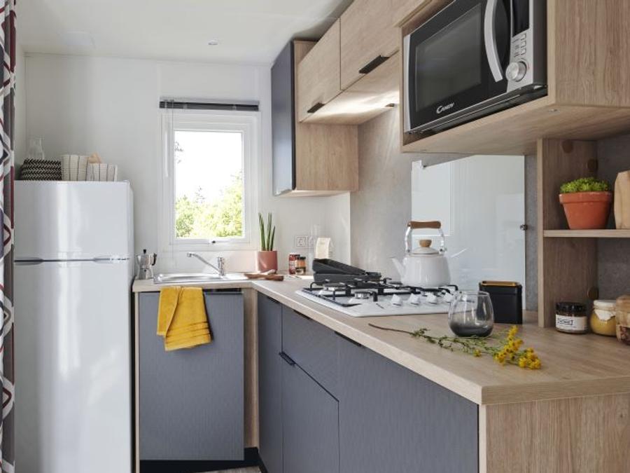 Mobilhome 4 personnes - Mobil home Premium 4 pers. - 30 m² - Climatisation - 2 chambres - terrasse couverte 1
