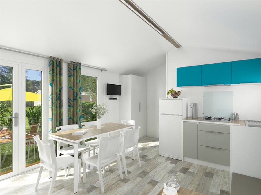 Mobilhome 6 personnes - Cottage Confort 3 chambres 1