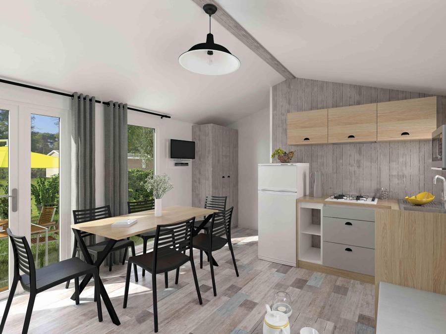 Mobilhome 6 personnes - RES Cottage Prestige 3 chambres 0