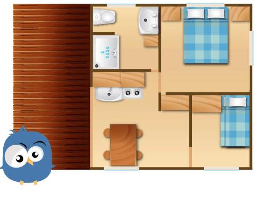 Chalet 4 personnes - NEMO (samedi/samedi) 1