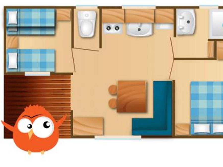 Mobilhome 5 personnes - MEDITERRANEE 5