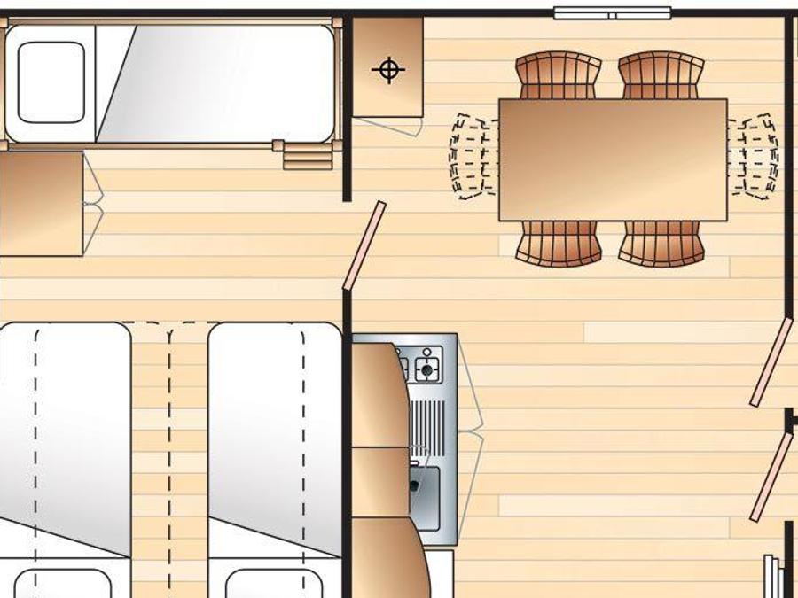 Mobilhome 5 personnes - DOMINO 3