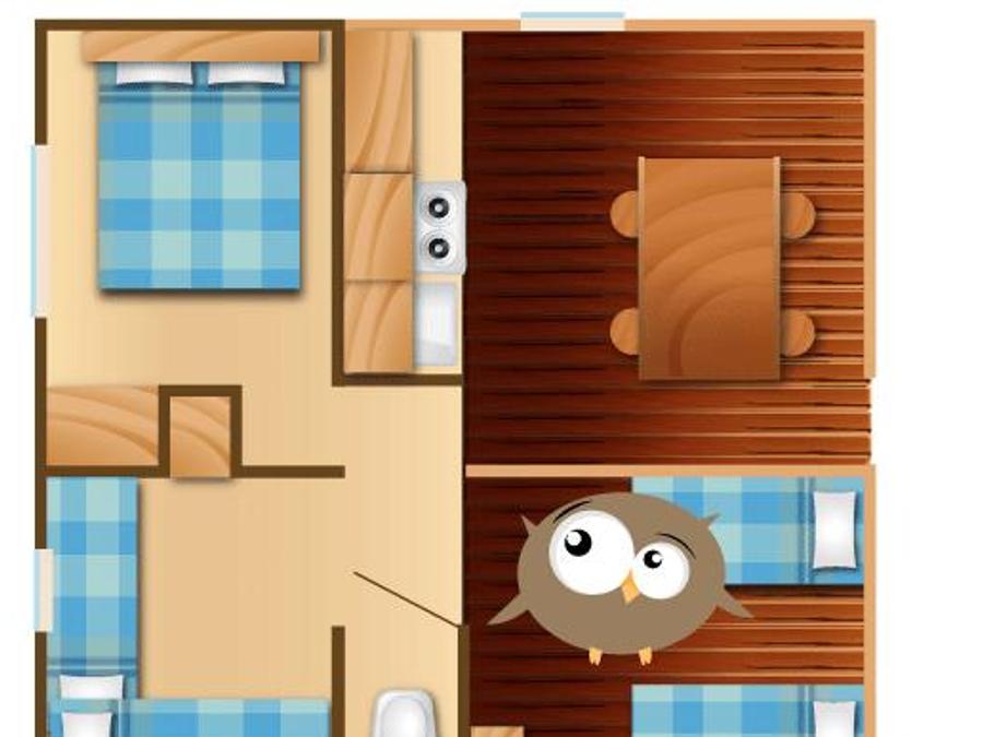 Bungalow toilé 6 personnes - TITHOME 5