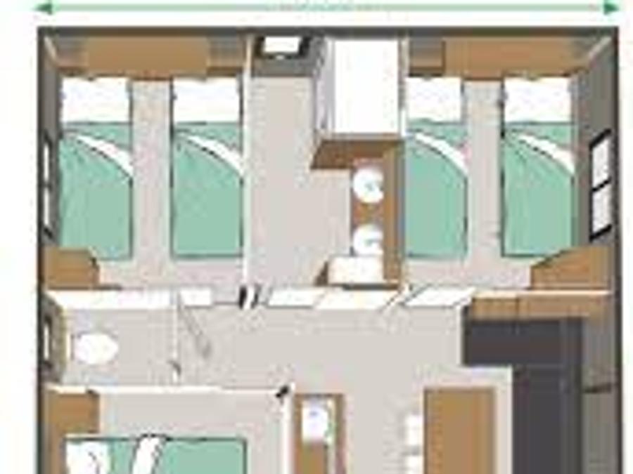 Chalet 6 personnes - OTTAWA Confort 33m² 5