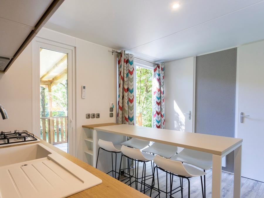 Mobilhome 6 personnes - Très grand mobil-home 1 32m² - 3 chambres 2