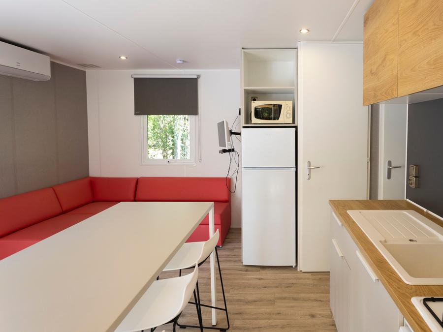 Mobilhome 6 personnes - Très grand mobil-home 1 32m² - 3 chambres 9