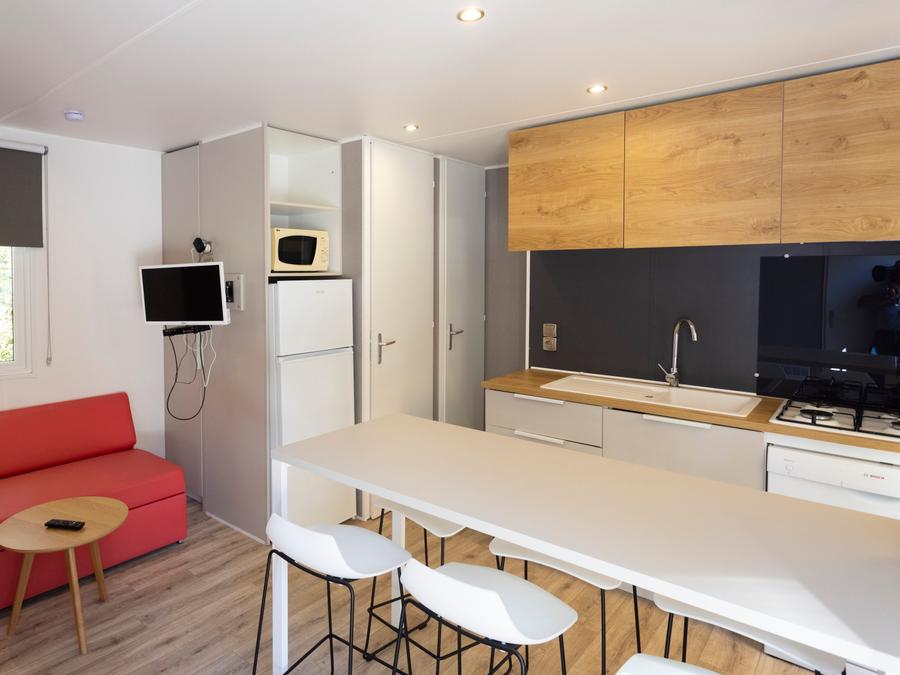 Mobilhome 6 personnes - Très grand mobil-home 1 32m² - 3 chambres 3