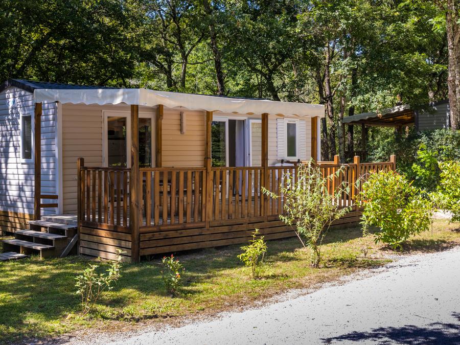 Mobilhome 5 personnes - Grand mobil-home 5-7 de 30m2 - 2 chambres 1