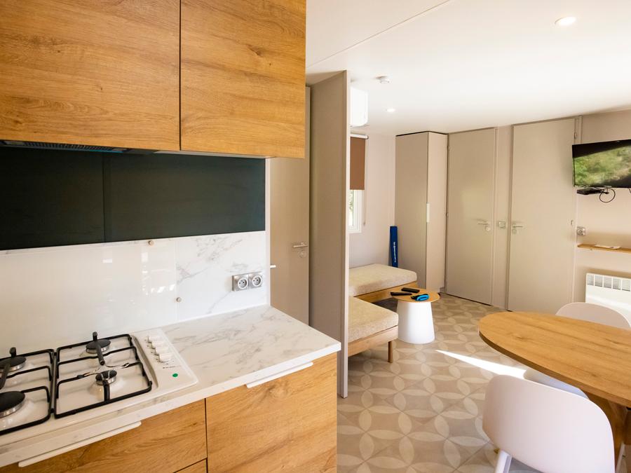 Mobilhome 5 personnes - mobil-home la luciole 32 m2 - 2 chambres 7