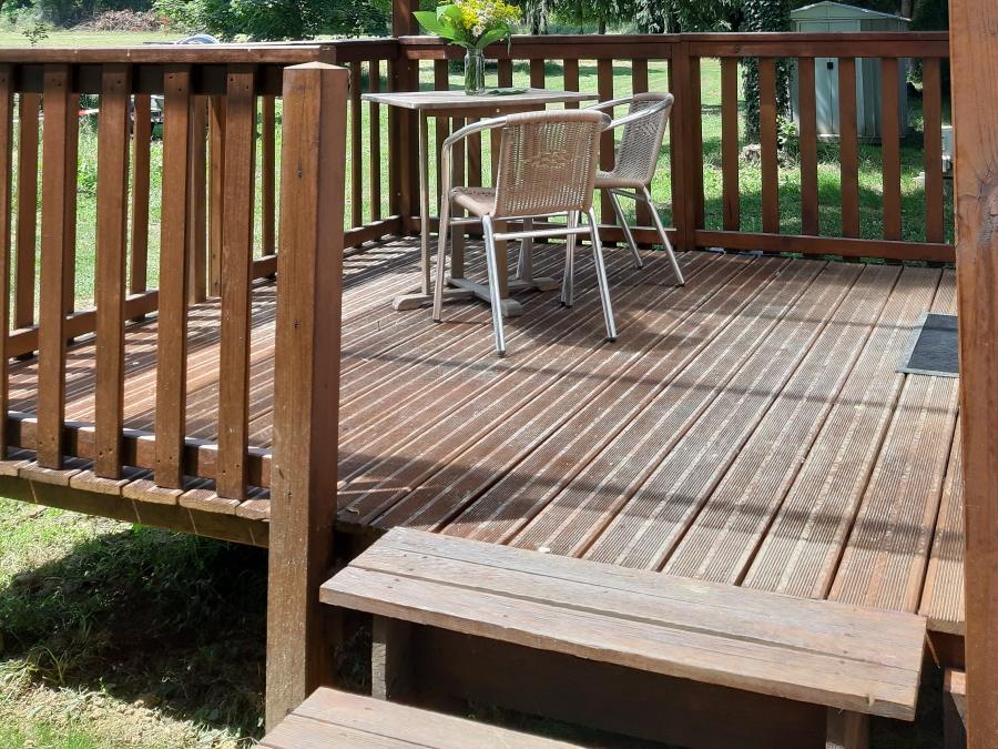 Mobilhome 4 personnes - CONFORT - 2 chambres + terrasse+ grand frigo congélateur- Clim et Tv Inclus 1