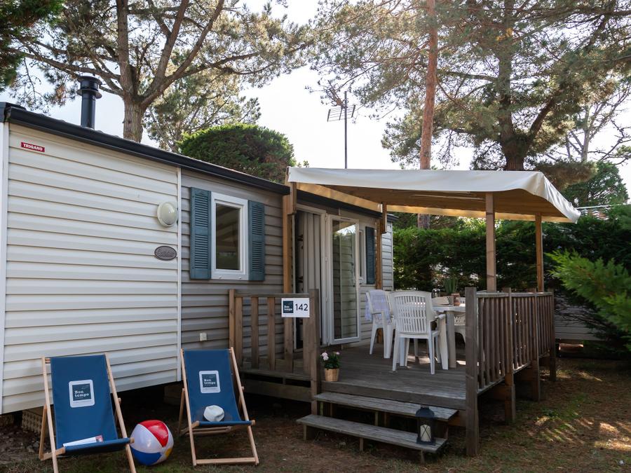 Mobilhome 4 personnes - Cottage Confort - 29 à 31m² - 2 chambres 2/4 pers 12