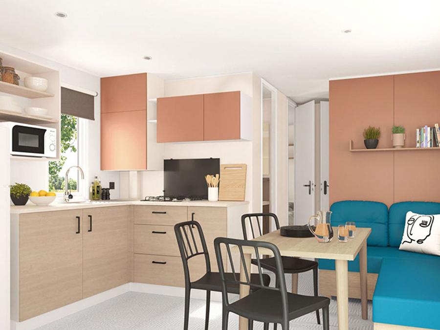 Mobilhome 6 personnes - LUBERON - 30m² - 3 chambres 1