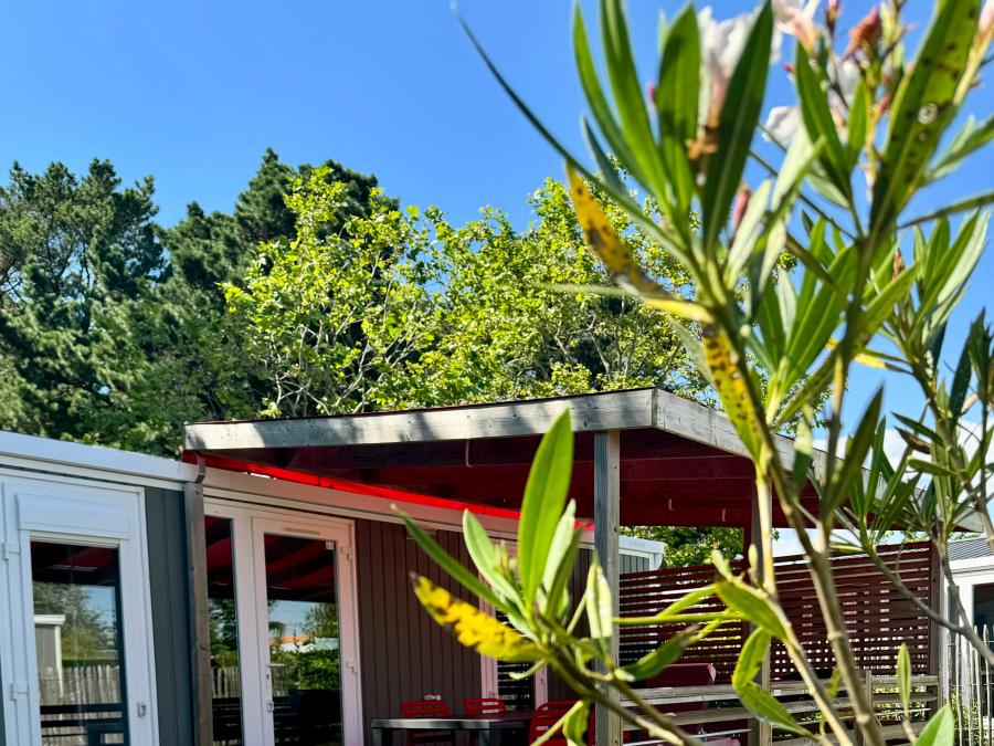 Mobilhome 4 personnes - Cottage Premium - 2 chambres - 2 salles de bains - Draps, serviettes, plancha, forfait ménage inclus 1