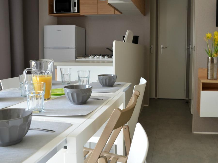 Mobilhome 6 personnes - Cottage Premium - 3 chambres - 2 salles de bains - Draps, serviettes, plancha, forfait ménage inclus 5