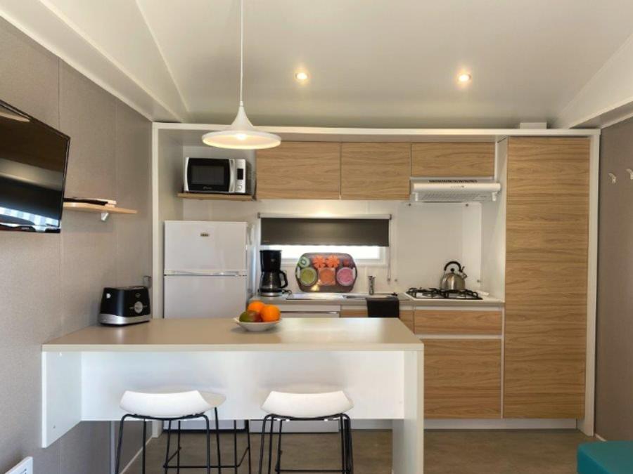 Mobilhome 4 personnes - Cottage Antigua - 2 chambres - 2 salles de bains - Draps et serviettes inclus **** 2