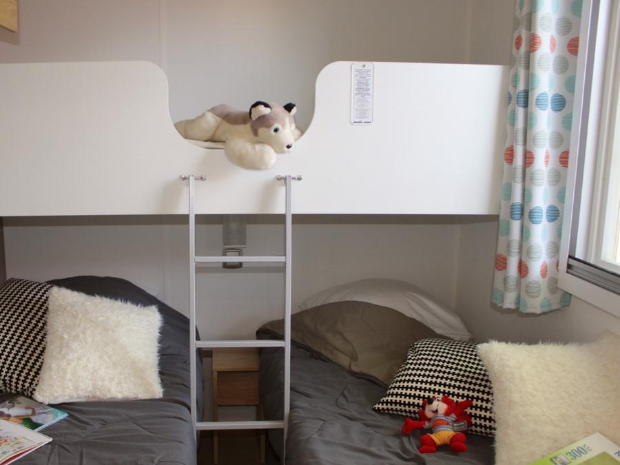 Mobilhome 5 personnes - Cottage Palaos - 2 chambres (4 adultes + 1 enfant - 12 ans) **** 4