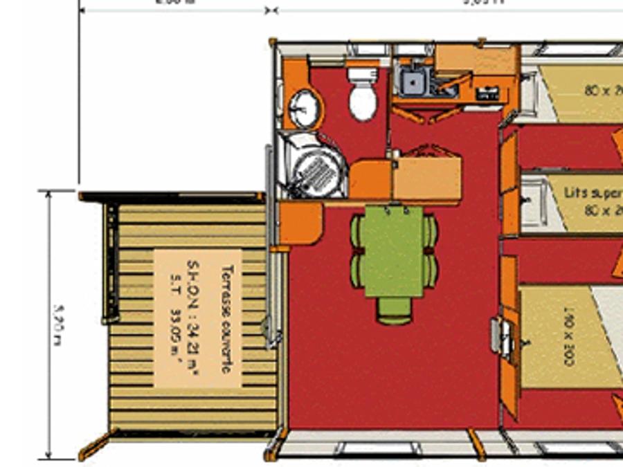 Chalet 5 personnes - MOREA 4