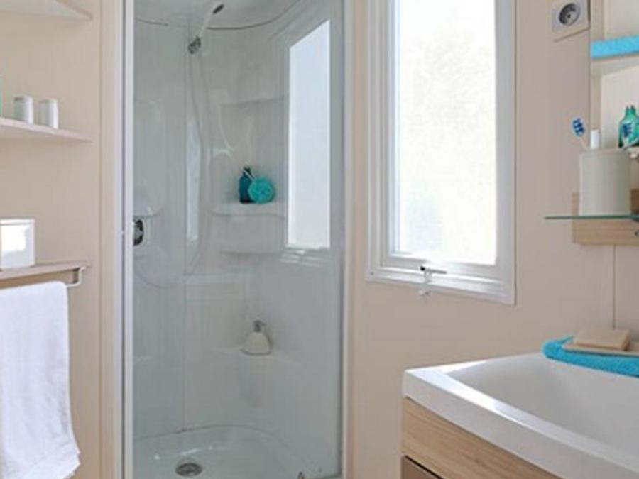 Mobilhome 6 personnes - Cottage Family - 3 chambres : 32m² - Terrasse non couverte 11m² - 6 pers. 6