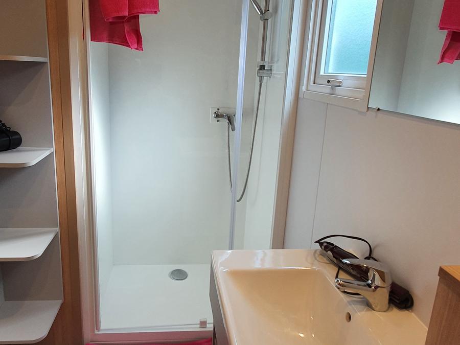 Mobilhome 3 personnes - Cottage Duo - 1 chambre : 21m² - Terrasse non couverte 11m² 2/3 pers. 6