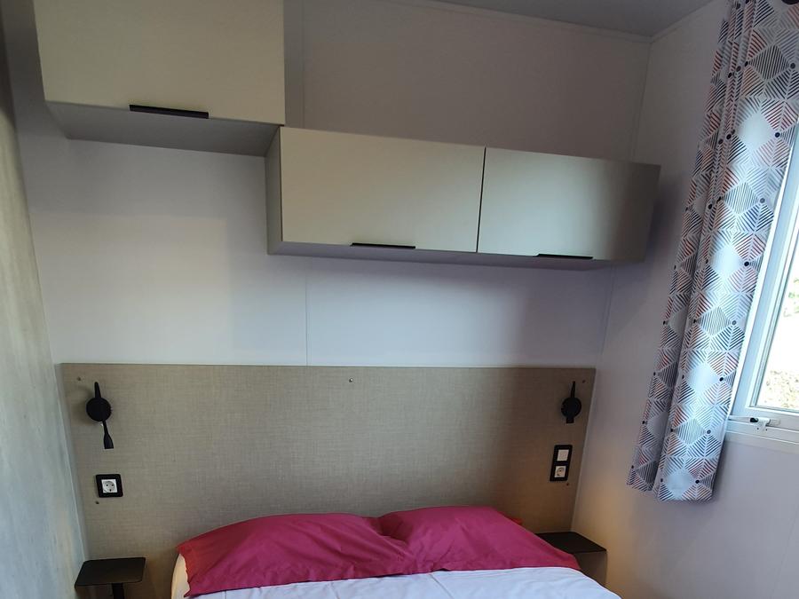 Mobilhome 3 personnes - Cottage Duo - 1 chambre : 21m² - Terrasse non couverte 11m² 2/3 pers. 2