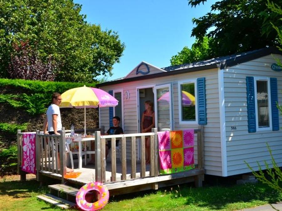 Mobilhome 3 personnes - Cottage Duo - 1 chambre : 21m² - Terrasse non couverte 11m² 2/3 pers. 0