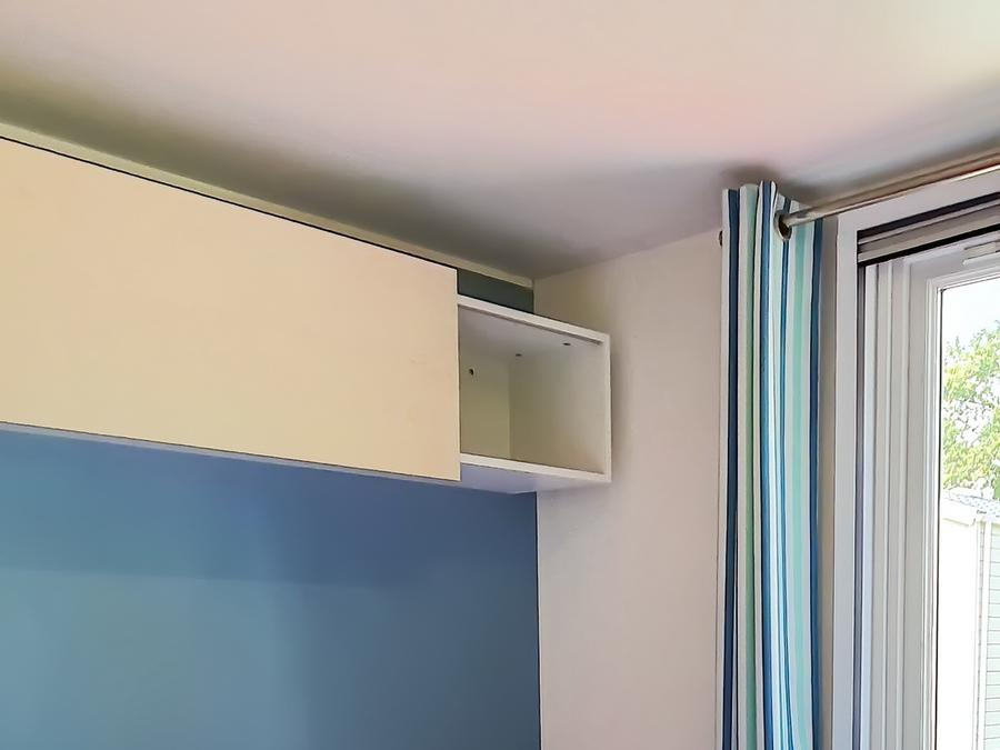 Mobilhome 5 personnes - Cottage Pacifique - 2 chambres : 27m² - Terrasse couverte 9m² 4/5 pers. 12