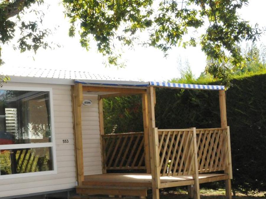 Mobilhome 5 personnes - Cottage Pacifique - 2 chambres : 27m² - Terrasse couverte 9m² 4/5 pers. 0