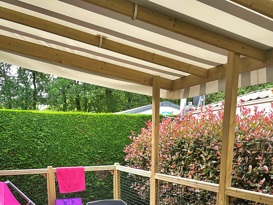 Mobilhome 6 personnes - Cottage Prestige - 3 chambres : 37 m² + 18 m² de terrasse semi-couverte 14