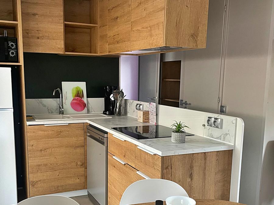 Mobilhome 6 personnes - Cottage Prestige - 3 chambres : 37 m² + 18 m² de terrasse semi-couverte 8