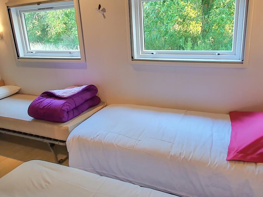 Mobilhome 5 personnes - TAOS avec spa privatif 2 chambres avec terrasse couverte 5p 7