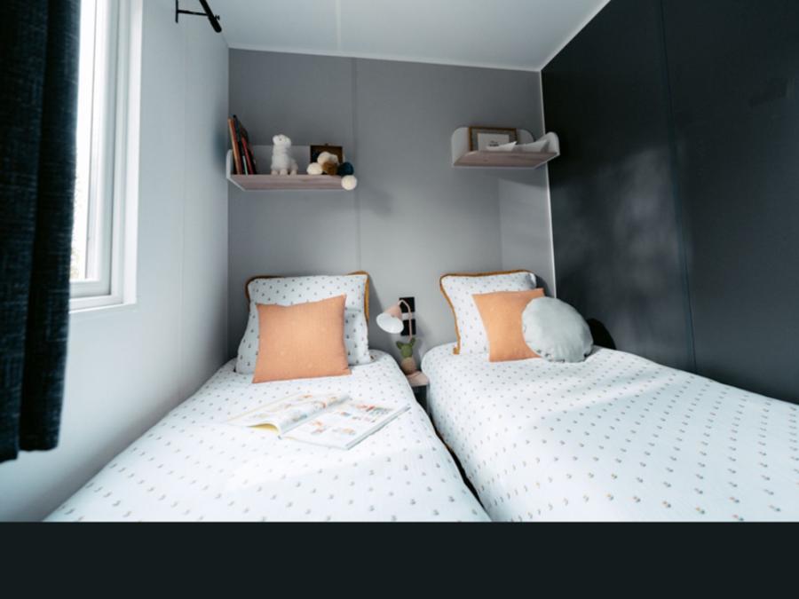 Mobilhome 6 personnes - Cottage Family Pacifique - 3 chambres : 30m² + 9 m² terrasse 3