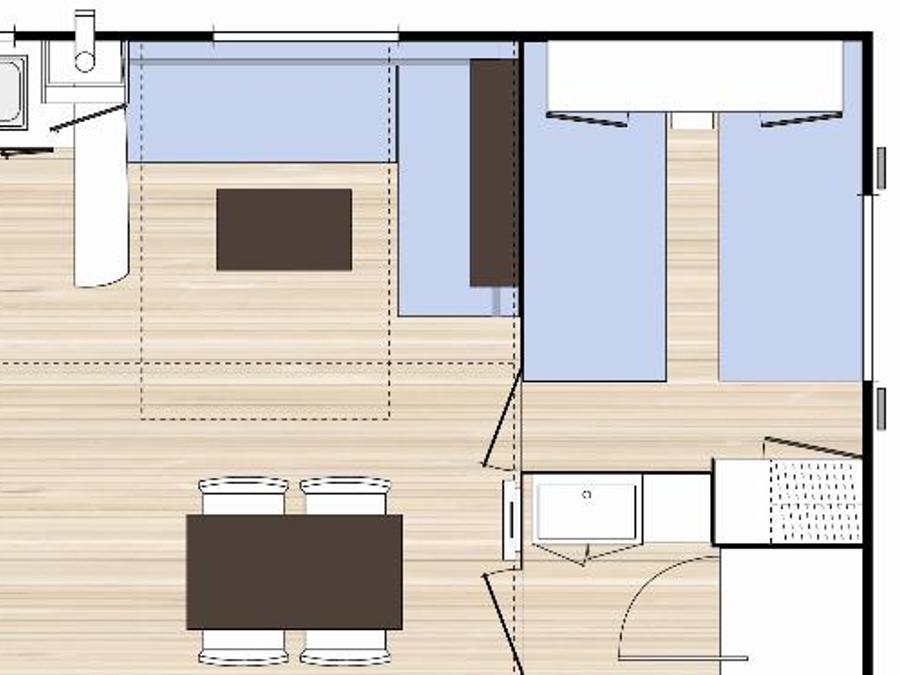 Mobilhome 6 personnes - CONFORT 3