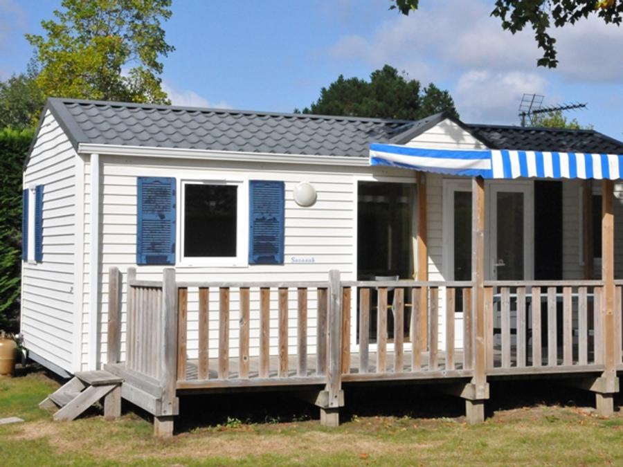 Mobilhome 5 personnes - Cottage Louisiane - 2 chambres : 31 m² + 14 m² terrasse semi-couverte 0