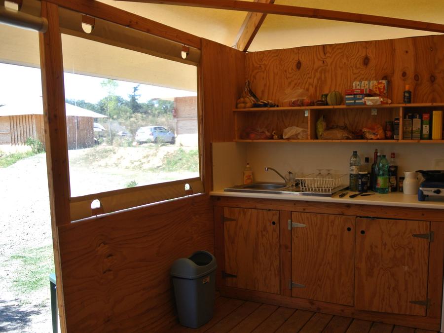 Hébergement 6 personnes - Cabane équipée - 2 chambres 25m² 7