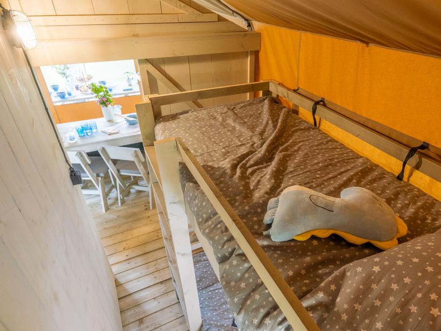 Tente en toile et en bois 4 personnes - Lodge Woody - 2 chambres - 4 personnes 8