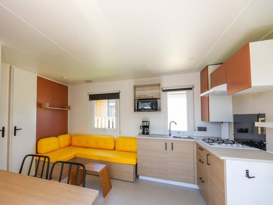 Mobilhome 8 personnes - Mobile-home Grand Confort 6/8 pers. 3 chambres + TV 2
