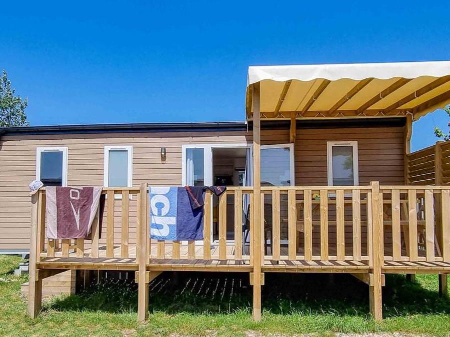 Mobilhome 6 personnes - Mobile-home Grand Confort 4/6 pers. 2 chambres + TV 0