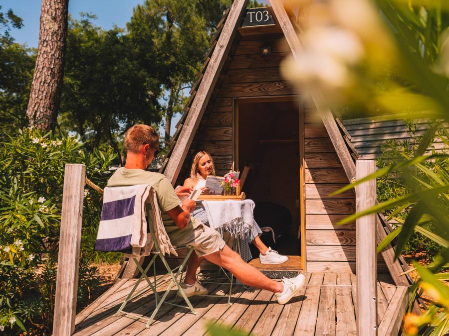 Hébergement 2 personnes - CABADIENNE 1 chambre 8m² avec terrasse 2 pers 1