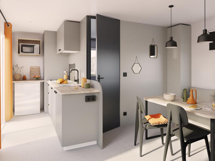 Mobilhome 4 personnes - Mobil-home Cosy Plus TV LV Wifi - 2 chambres - 4 personnes 1