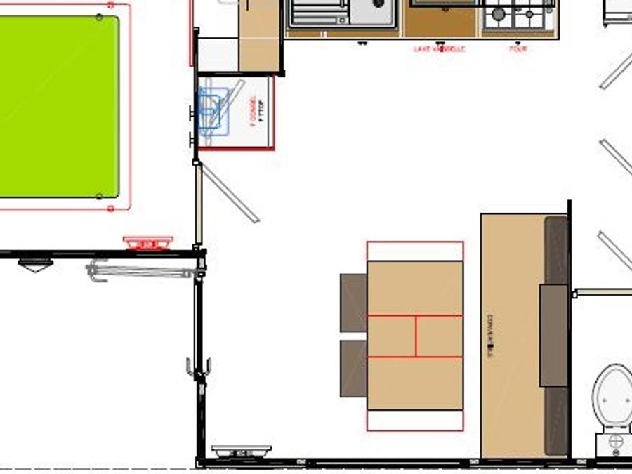 Mobilhome 4 personnes - Bornéo 6