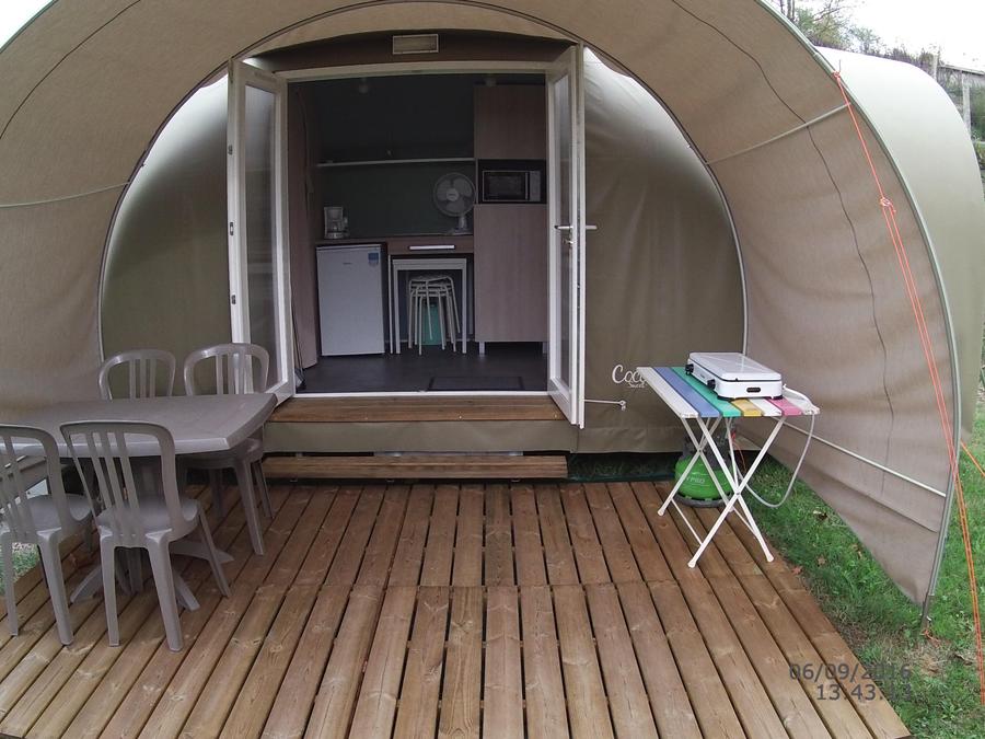 Bungalow toilé 4 personnes - COCO SWEET sans sanitaires 11