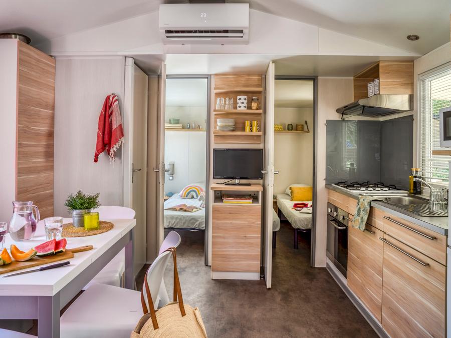 Mobilhome 6 personnes - 3 chambres 4 adultes + 2 enfants 3